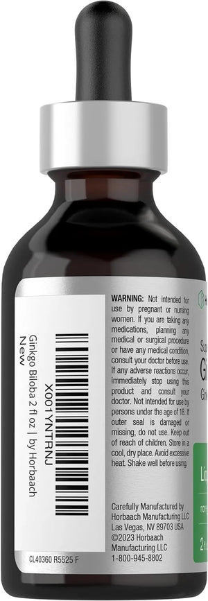 HORBAACH - Horbaach Ginkgo Biloba Extract 2 Fl.Oz. - The Red Vitamin MX - Suplementos Alimenticios - {{ shop.shopifyCountryName }}