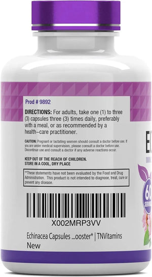 TNTVITAMINS - tnvitamins Echinacea 1500Mg. 180 Capsulas - The Red Vitamin MX - Suplementos Alimenticios - {{ shop.shopifyCountryName }}