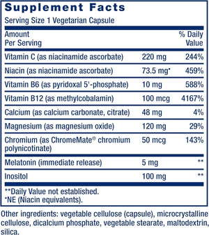 LIFE EXTENSION - Life Extension Quiet Sleep Melatonin 5Mg. 60 Capsulas - The Red Vitamin MX - Suplementos Alimenticios - {{ shop.shopifyCountryName }}