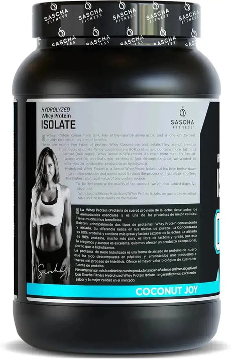 SASCHA FITNESS - SASCHA FITNESS Hydrolyzed Whey Protein Isolate Grass-Fed Coconut 957Gr. - The Red Vitamin MX - Suplementos Alimenticios - {{ shop.shopifyCountryName }}
