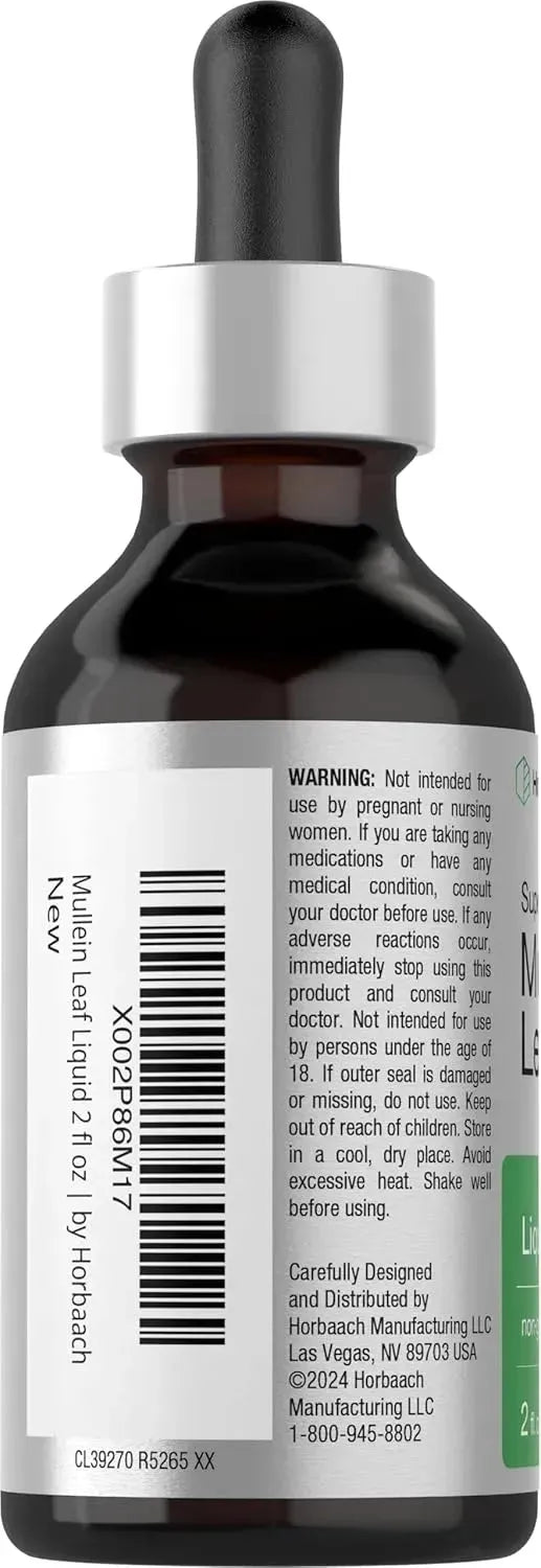 HORBAACH - Horbaach Mullein Leaf Tincture Drops 2 Fl.Oz. - The Red Vitamin MX - Suplementos Alimenticios - {{ shop.shopifyCountryName }}