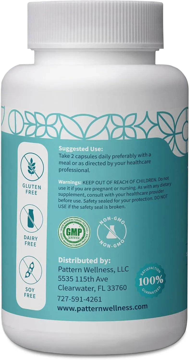 PATTERN WELLNESS - Pattern Wellness Vitamin B Complex 60 Capsulas - The Red Vitamin MX - Suplementos Alimenticios - {{ shop.shopifyCountryName }}