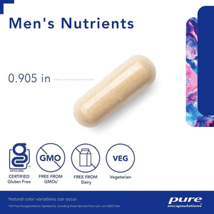 PURE ENCAPSULATIONS - Pure Encapsulations Men's Nutrients 180 Capsulas - The Red Vitamin MX - Suplementos Alimenticios - {{ shop.shopifyCountryName }}