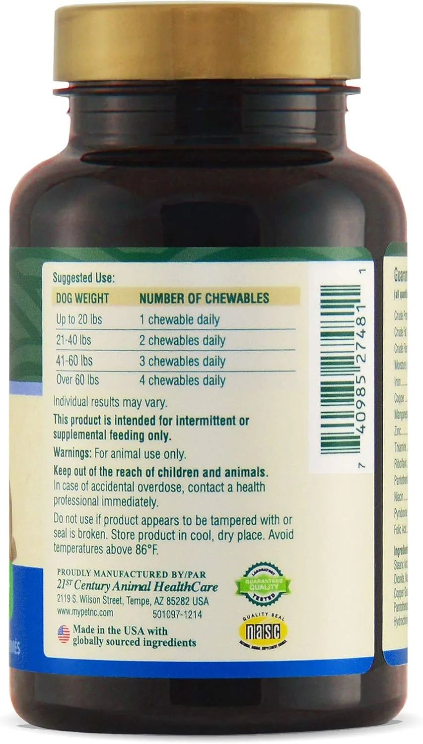 PETNC - PetNC Natural Care Adult Multi Chewables for Dogs 75 Masticables - The Red Vitamin MX - Multivitamínicos Para Perros - {{ shop.shopifyCountryName }}