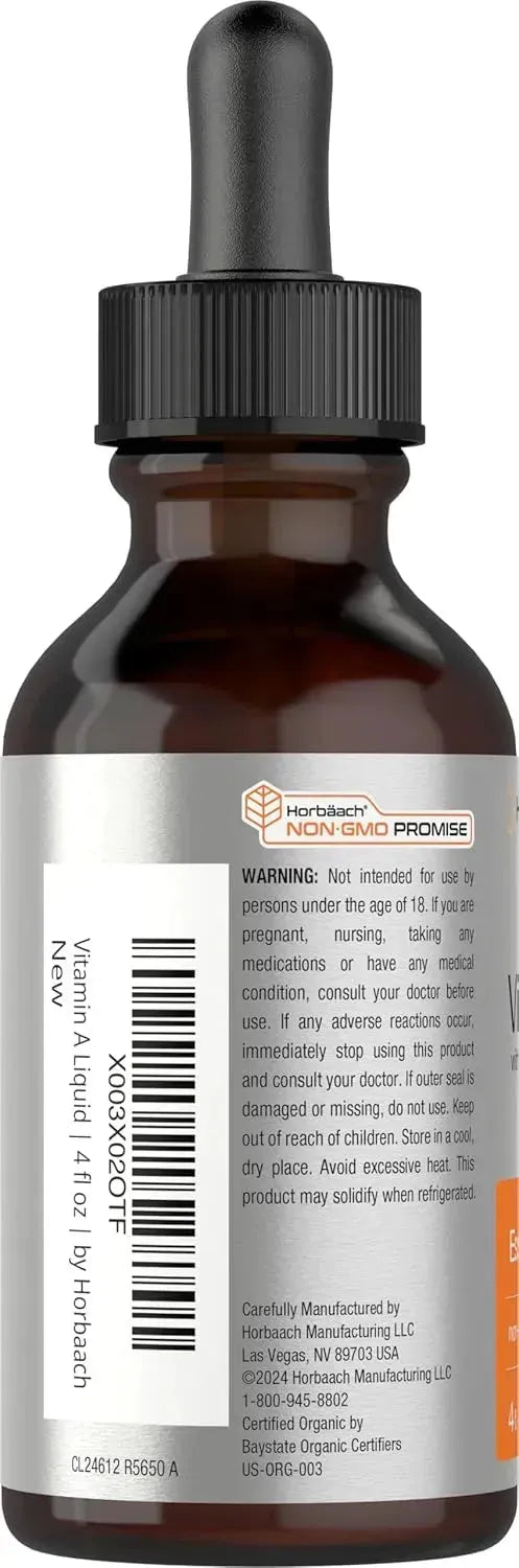 HORBAACH - Horbaach Vitamin A Liquid 4 Fl.Oz. - The Red Vitamin MX - Suplementos Alimenticios - {{ shop.shopifyCountryName }}