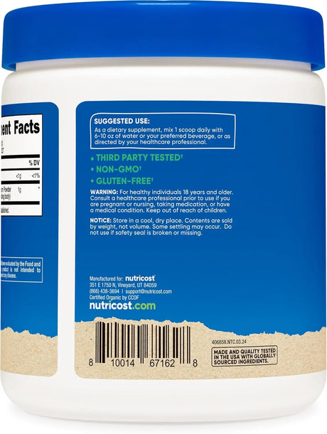 NUTRICOST - Nutricost Organic Shiitake Mushroom Powder 227Gr. - The Red Vitamin MX - Suplementos Alimenticios - {{ shop.shopifyCountryName }}