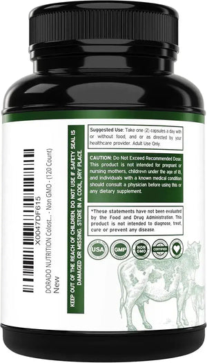 DORADO NUTRITION - Dorado Nutrition Colostrum 1000Mg. 120 Capsulas - The Red Vitamin MX - Suplementos Alimenticios - {{ shop.shopifyCountryName }}