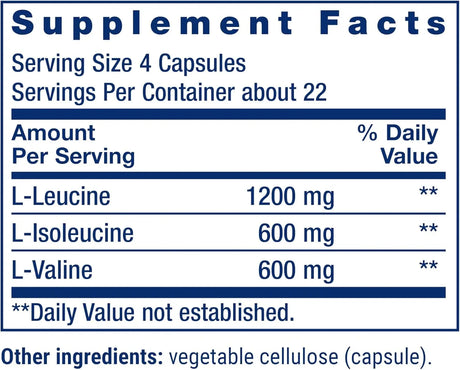 LIFE EXTENSION - Life Extension Branched Chain Amino Acids BCAAs 90 Capsulas - The Red Vitamin MX - Suplementos Alimenticios - {{ shop.shopifyCountryName }}