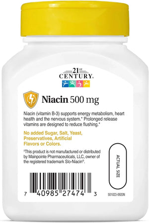 21ST CENTURY - 21st Century Niacin 500Mg. 100 Tabletas 2 Pack - The Red Vitamin MX - Suplementos Alimenticios - {{ shop.shopifyCountryName }}