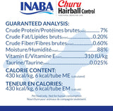 INABA Churu Hairball Control Functional Creamy Lickable Purée Cat Treat Chicken Recipe 24 Pack