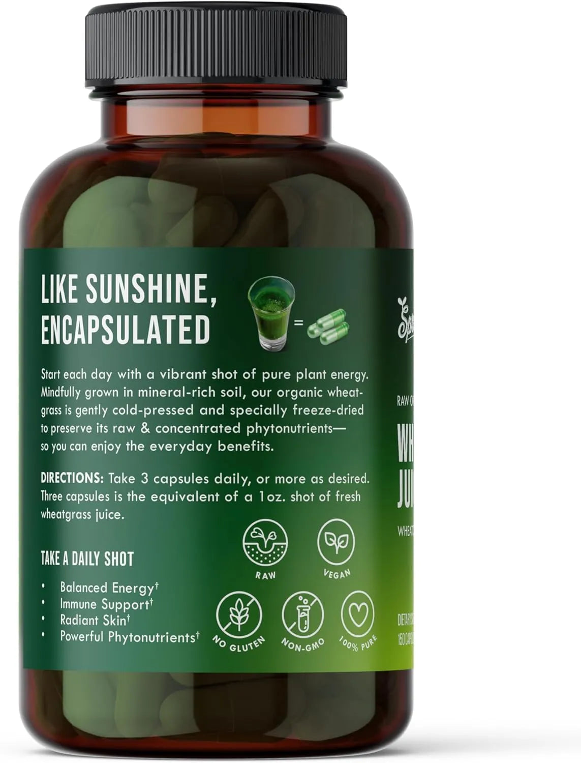 SPROUTMAN - Sproutman Organic Wheatgrass Juice Powder 150 Capsulas - The Red Vitamin MX - Suplementos Alimenticios - {{ shop.shopifyCountryName }}