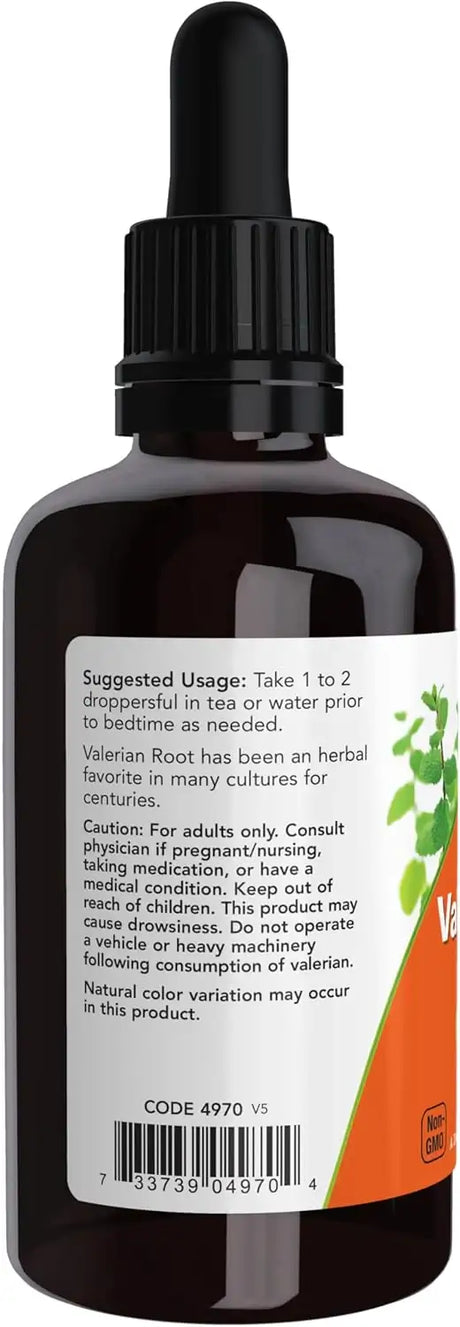 NOW SUPPLEMENTS - NOW Foods Supplements Valerian Root Extract Liquid 2 Fl.Oz. - The Red Vitamin MX - Suplementos Alimenticios - {{ shop.shopifyCountryName }}