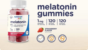 NUTRICOST - Nutricost Kids Melatonin Gummies 1Mg. 120 Gomitas - The Red Vitamin MX - Suplementos Alimenticios - {{ shop.shopifyCountryName }}