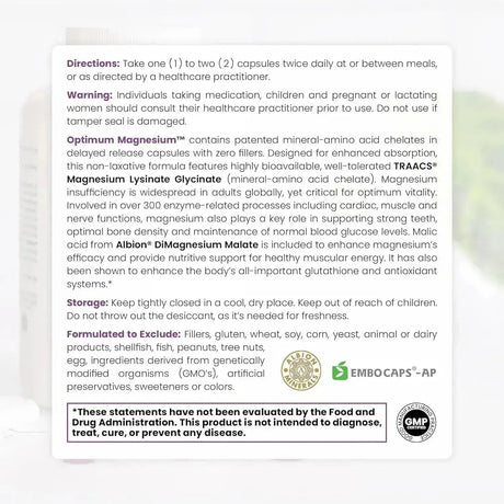 PURE THERAPRO RX - Pure TheraPro Rx Optimum Magnesium 240 Capsulas - The Red Vitamin MX - Suplementos Alimenticios - {{ shop.shopifyCountryName }}