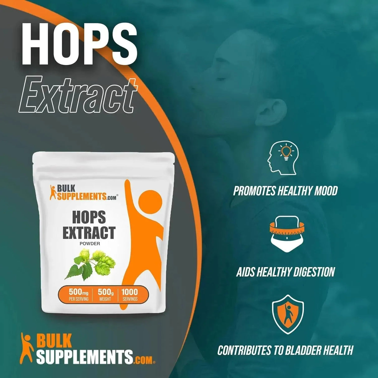 BULK SUPPLEMENTS - Bulk Supplements Hops Extract Powder 500Gr. - The Red Vitamin MX - Suplementos Alimenticios - {{ shop.shopifyCountryName }}