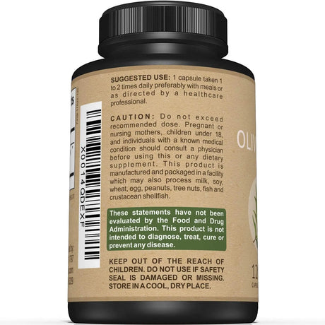 SUNERGETIC - Sunergetic Premium Olive Leaf Extract 120 Capsulas - The Red Vitamin MX - Suplementos Alimenticios - {{ shop.shopifyCountryName }}