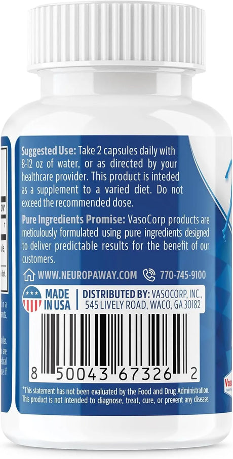 NEUROPAWAY - NeuropAWAY Elements N-Acetyl-L-Carnosine 600Mg. 60 Capsulas - The Red Vitamin MX - Suplementos Alimenticios - {{ shop.shopifyCountryName }}