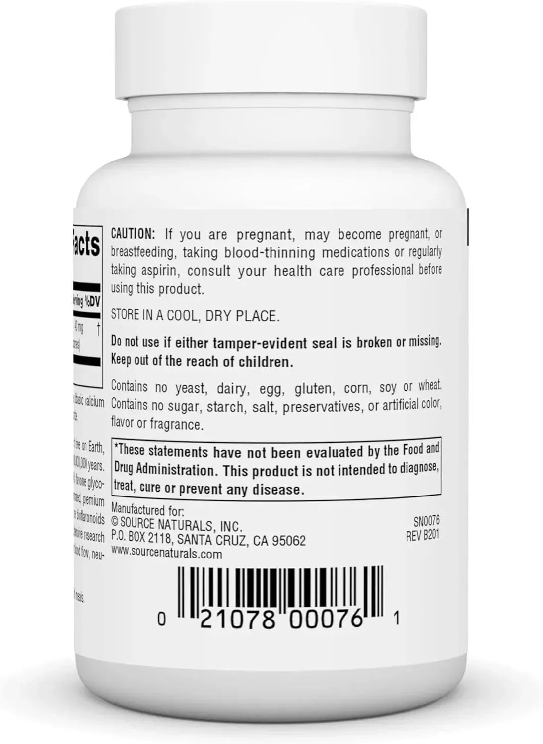 SOURCE NATURALS - Source Naturals Ginkgo-24 40Mg. 120 Tabletas - The Red Vitamin MX - Suplementos Alimenticios - {{ shop.shopifyCountryName }}