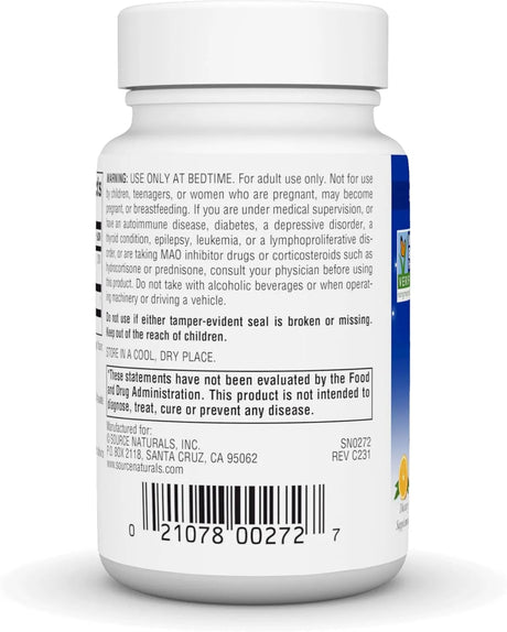 SOURCE NATURALS - Source Naturals Melatonin 2.5Mg. 120 Tabletas - The Red Vitamin MX - Suplementos Alimenticios - {{ shop.shopifyCountryName }}