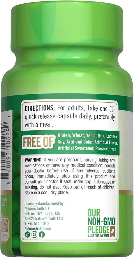 NATURE'S TRUTH - Nature's Truth B2 Vitamin 100Mg. 100 Capsulas - The Red Vitamin MX - Suplementos Alimenticios - {{ shop.shopifyCountryName }}