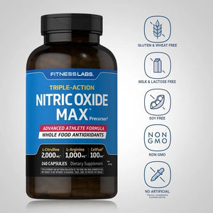 FITNESS LABS - Fitness Labs Nitric Oxide 3000Mg. 240 Capsulas - The Red Vitamin MX - Suplementos Alimenticios - {{ shop.shopifyCountryName }}