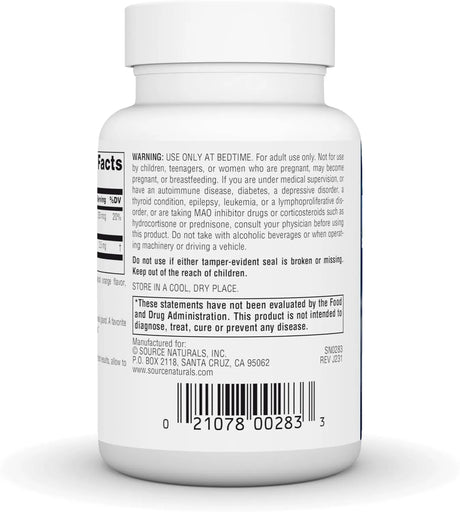 SOURCE NATURALS - Source Naturals Melatonin 2.5Mg. 240 Tabletas - The Red Vitamin MX - Suplementos Alimenticios - {{ shop.shopifyCountryName }}