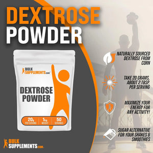 BULK SUPPLEMENTS - Bulk Supplements Dextrose Powder 1 Kg. - The Red Vitamin MX - Suplementos Alimenticios - {{ shop.shopifyCountryName }}