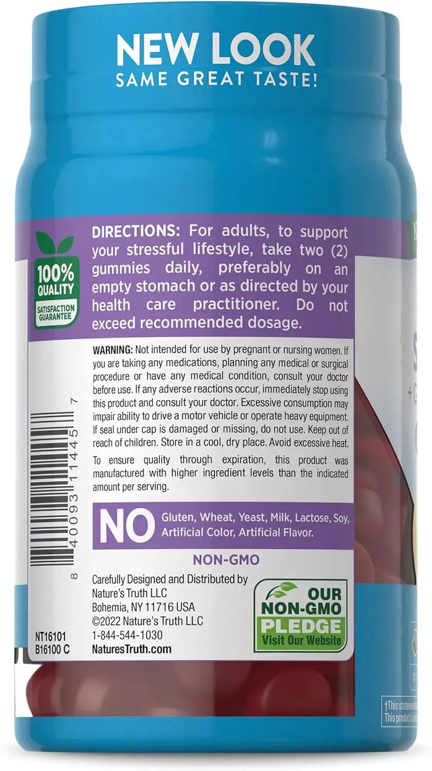 NATURE'S TRUTH - Nature's Truth Stress Relief Gummies with Gaba, L Theanine and Lemon Balm 48 Gomitas - The Red Vitamin MX - Suplementos Alimenticios - {{ shop.shopifyCountryName }}