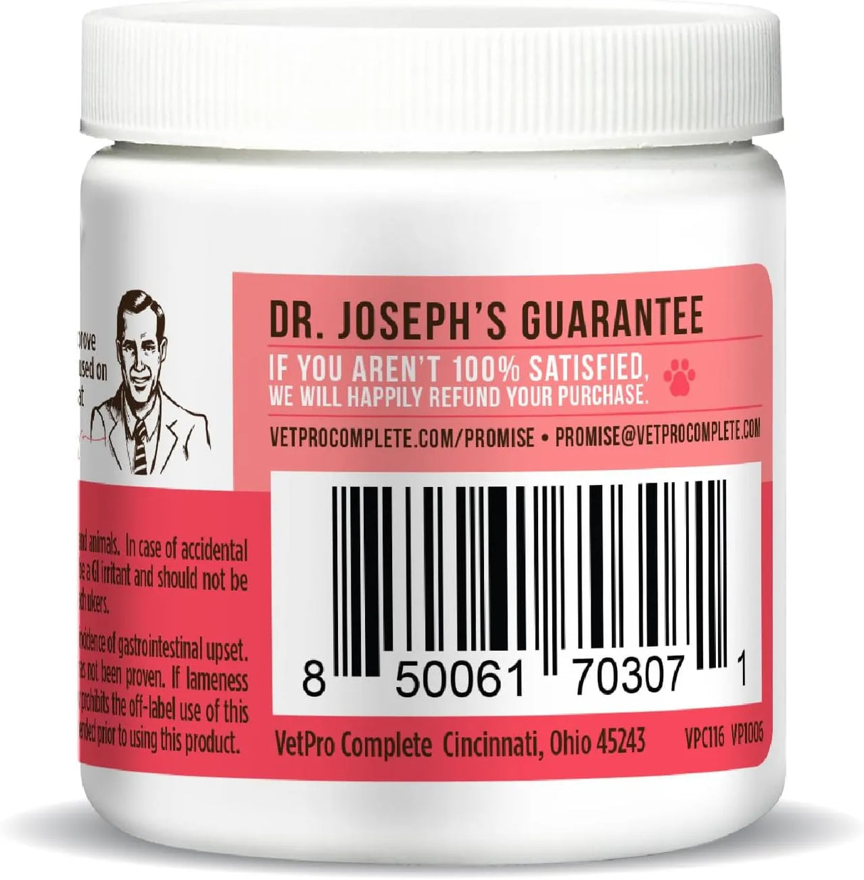 DR. JOSEPH'S - Dr. Joseph's VetPro Complete Multivitamin Dog 60 Masticables - The Red Vitamin MX - Multivitamínicos Para Perros - {{ shop.shopifyCountryName }}