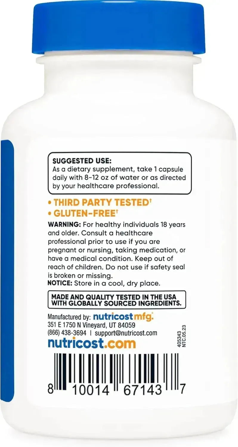 NUTRICOST - Nutricost Grapefruit Seed Extract 2,000Mg. 60 Capsulas - The Red Vitamin MX - Suplementos Alimenticios - {{ shop.shopifyCountryName }}