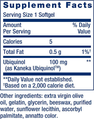 LIFE EXTENSION - Life Extension Super Ubiquinol CoQ10 100Mg. 60 Capsulas Blandas - The Red Vitamin MX - Suplementos Alimenticios - {{ shop.shopifyCountryName }}