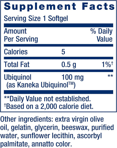 LIFE EXTENSION - Life Extension Super Ubiquinol CoQ10 100Mg. 60 Capsulas Blandas - The Red Vitamin MX - Suplementos Alimenticios - {{ shop.shopifyCountryName }}