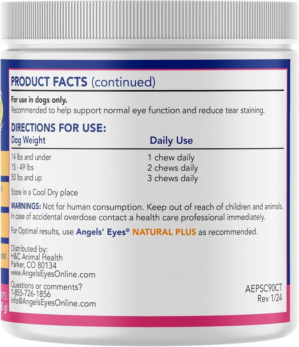 ANGELS' EYES - ANGELS' EYES Natural Tear Stain Prevention Soft Chews Beef Flavor 90 Masticables - The Red Vitamin MX - Cuidado De Los Ojos De Los Perros - {{ shop.shopifyCountryName }}