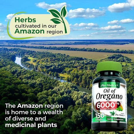 FITO MEDIC´S - FITO MEDIC'S Oregano Oil 6,000Mg. 150 Capsulas Blandas - The Red Vitamin MX - Suplementos Alimenticios - {{ shop.shopifyCountryName }}