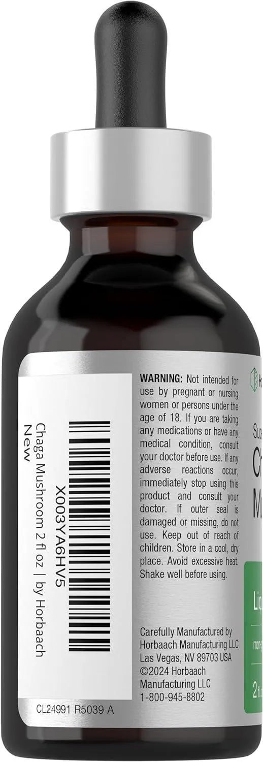 HORBAACH - Horbaach Chaga Mushroom Liquid Extract 2 Fl.Oz. - The Red Vitamin MX - Suplementos Alimenticios - {{ shop.shopifyCountryName }}