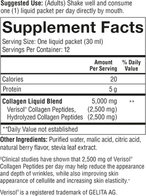 YOUTHEORY - Youtheory Collagen Liquid 12 Paquetes 2 Pack - The Red Vitamin MX - Suplementos Alimenticios - {{ shop.shopifyCountryName }}