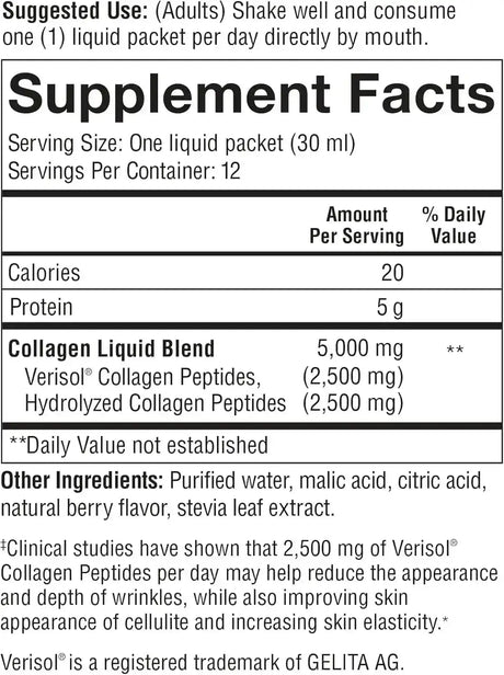 YOUTHEORY - Youtheory Collagen Liquid 12 Paquetes 2 Pack - The Red Vitamin MX - Suplementos Alimenticios - {{ shop.shopifyCountryName }}