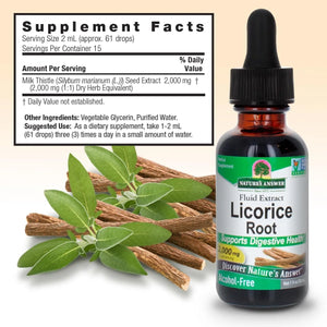 NATURE´S ANSWER - Nature's Answer Licorice Root 1 Fl.Oz. - The Red Vitamin MX - Suplementos Alimenticios - {{ shop.shopifyCountryName }}