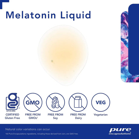 PURE ENCAPSULATIONS - Pure Encapsulations Melatonin Liquid 1 Fl.Oz. - The Red Vitamin MX - Suplementos Alimenticios - {{ shop.shopifyCountryName }}