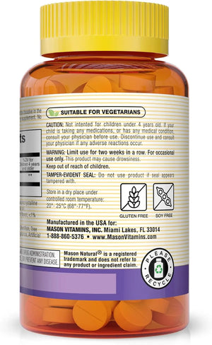 MASON NATURAL - MASON NATURAL Healthy Kids Melatonin 60 Tabletas 3 Pack - The Red Vitamin MX - Suplementos Alimenticios - {{ shop.shopifyCountryName }}