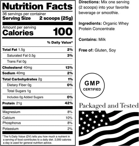 NORCAL ORGANIC - NorCal Organic Classic Whey Protein 100% Grass-Fed Unflavored 907Gr. - The Red Vitamin MX - Suplementos Alimenticios - {{ shop.shopifyCountryName }}