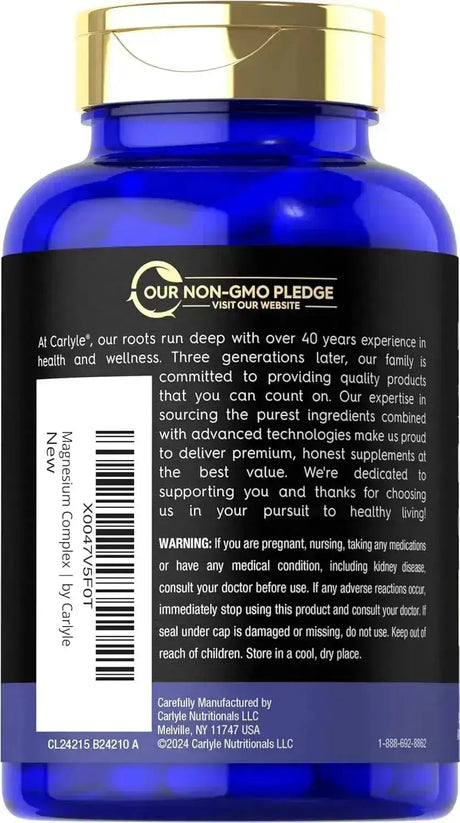 MAGFUSION 10 - MAGFUSION 10 Magnesium Complex 745Mg. 120 Capsulas - The Red Vitamin MX - Suplementos Alimenticios - {{ shop.shopifyCountryName }}