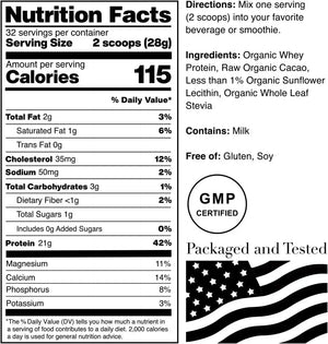 NORCAL ORGANIC - NorCal Organic Classic Whey Protein 100% Grass-Fed Chocolate 907Gr. - The Red Vitamin MX - Suplementos Alimenticios - {{ shop.shopifyCountryName }}