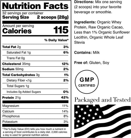 NORCAL ORGANIC - NorCal Organic Classic Whey Protein 100% Grass-Fed Chocolate 907Gr. - The Red Vitamin MX - Suplementos Alimenticios - {{ shop.shopifyCountryName }}