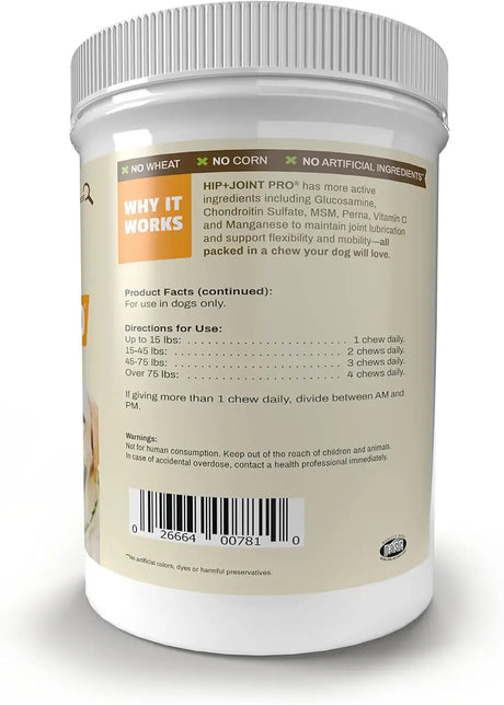 PET NATURALS - Pet Naturals Hip and Joint Pro 130 Masticables - The Red Vitamin MX - Cuidado De Cadera Y Articulaciones Para Perros - {{ shop.shopifyCountryName }}
