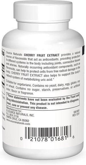 Source Naturals Cherry Fruit Extract 500Mg. 90 Tabletas