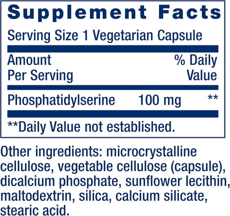 LIFE EXTENSION - Life Extension PS Caps 100Mg. 100 Capsulas - The Red Vitamin MX - Suplementos Alimenticios - {{ shop.shopifyCountryName }}