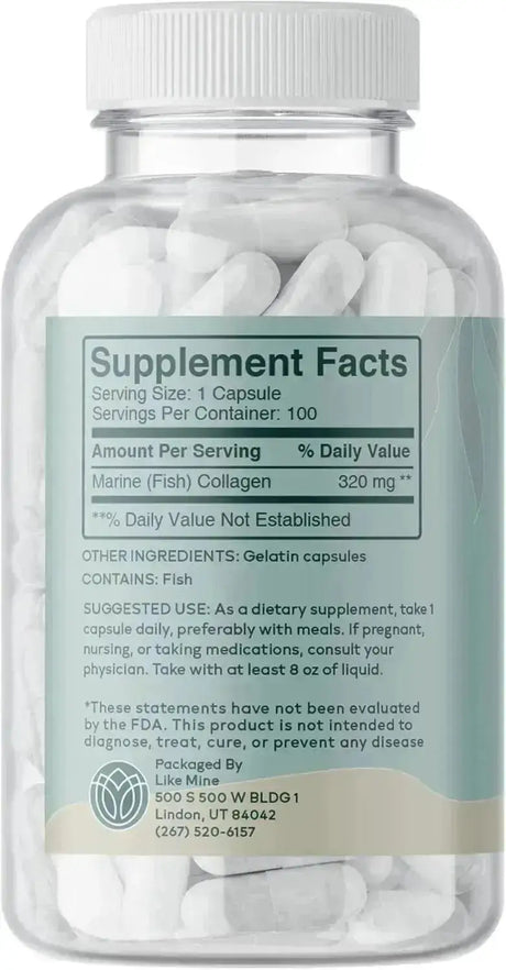 LIKE MINE - Like Mine Marine Collagen 100 Capsulas - The Red Vitamin MX - Suplementos Alimenticios - {{ shop.shopifyCountryName }}