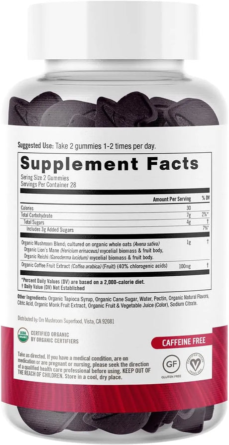 OM - OM Mushroom Superfood Brain Fuel+ Gummies 56 Gomitas - The Red Vitamin MX - Suplementos Alimenticios - {{ shop.shopifyCountryName }}