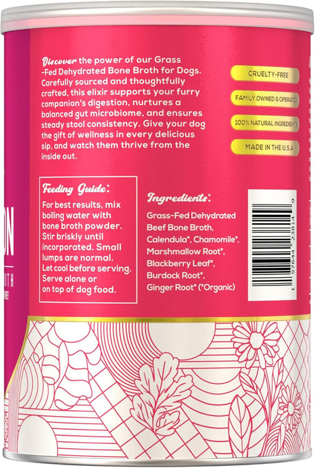FIDO'S - Fido's Digestion Bone Broth for Dogs 60 Servicios 184Gr. - The Red Vitamin MX - Suplementos Herbales Para Perros - {{ shop.shopifyCountryName }}